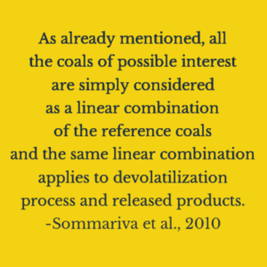 Quote form Summariva et al. covering coal combustion models.