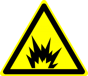 Static Electric hazard sign