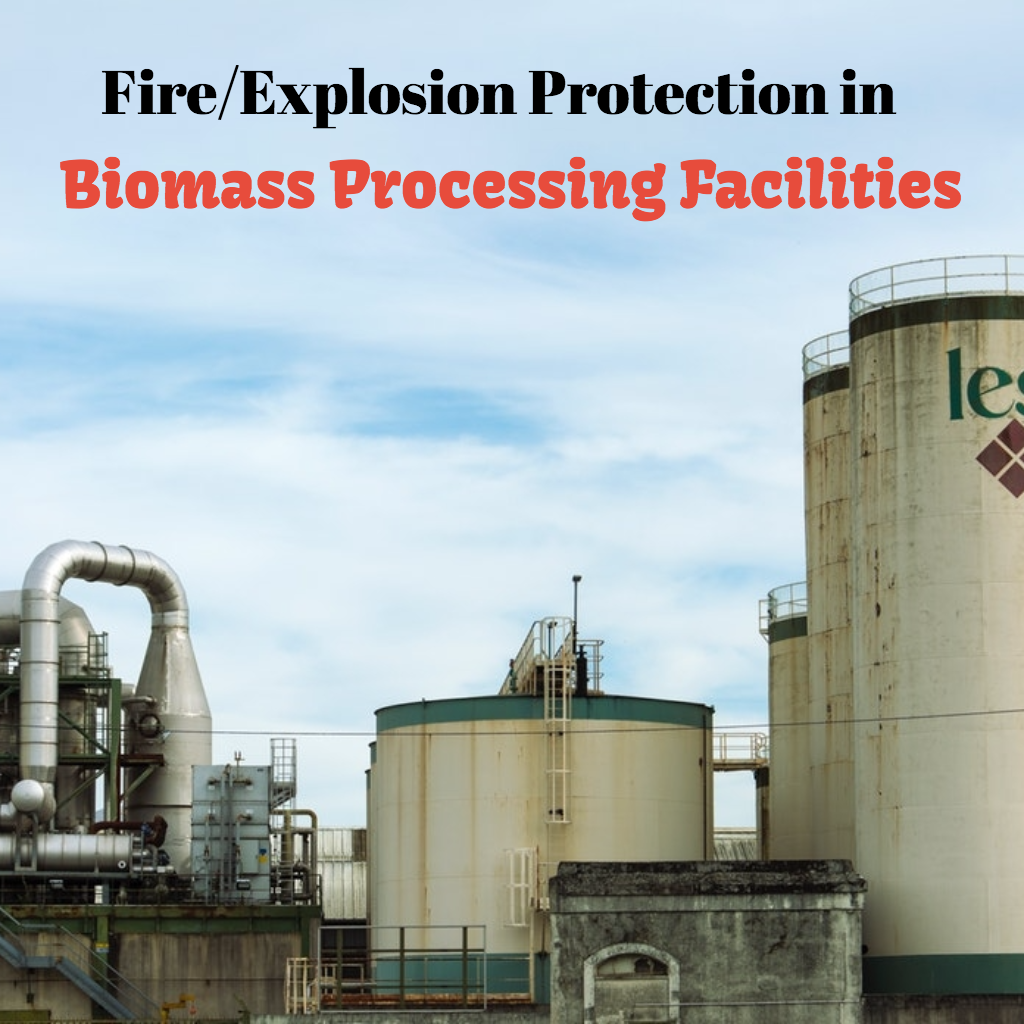 Photo of a biomass processing facility.