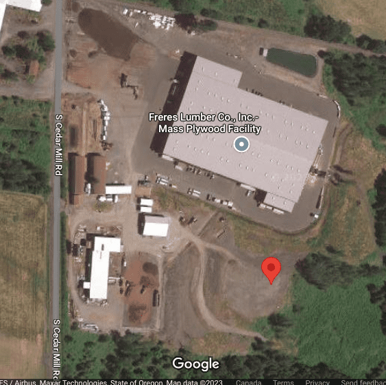 Fire Engulfs Storage Silo at Wood Products Company in Lyons, Oregon ...