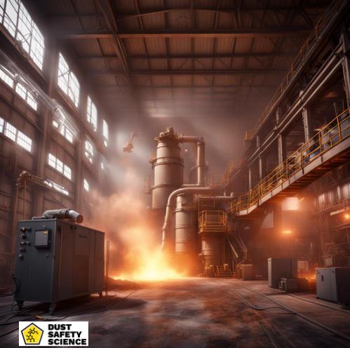A picture of Combustible Dust Explosion, in a Food Processing Manufacturing Plant