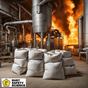 Combustible Dust Fire and Hazard in Grain Manufacturing Facility