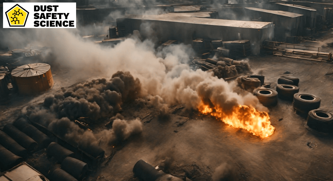 Combustible Dust Fire and Hazard at Rubber Manufacturing Facility