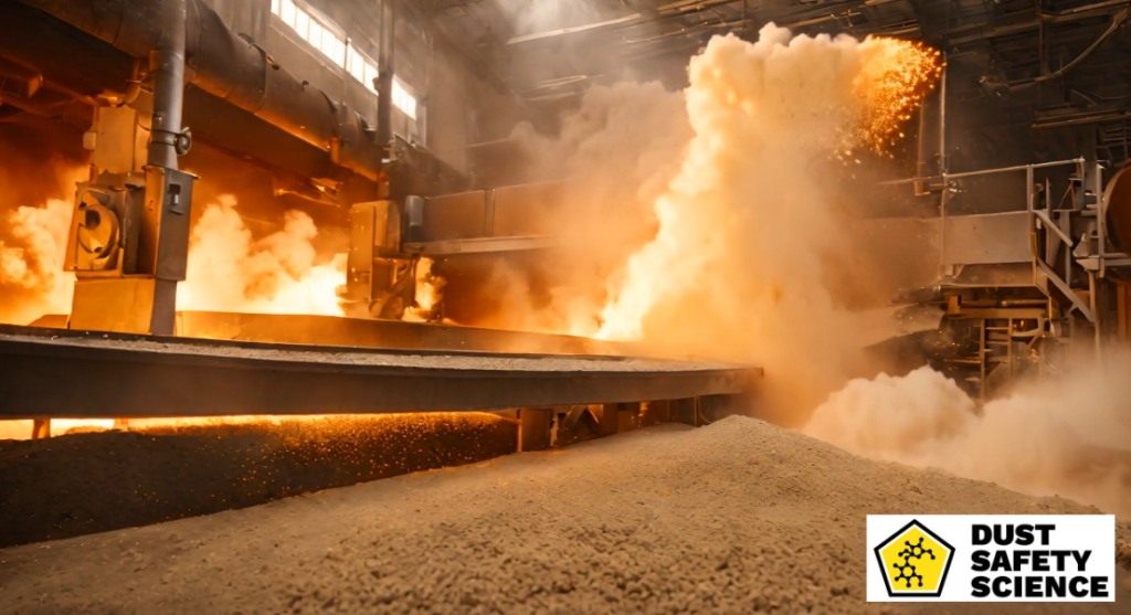 Combustible Dust Explosion and Dust Hazard in Grain Manufacturing Facility