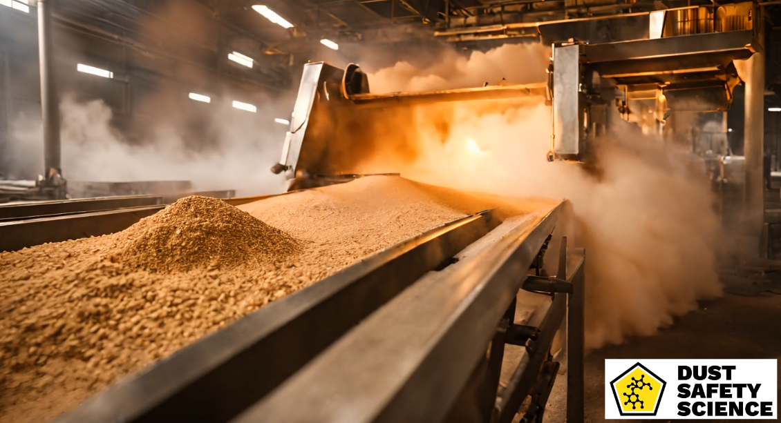 A picture of Combustible Materials Inside a Manufacturing Facility