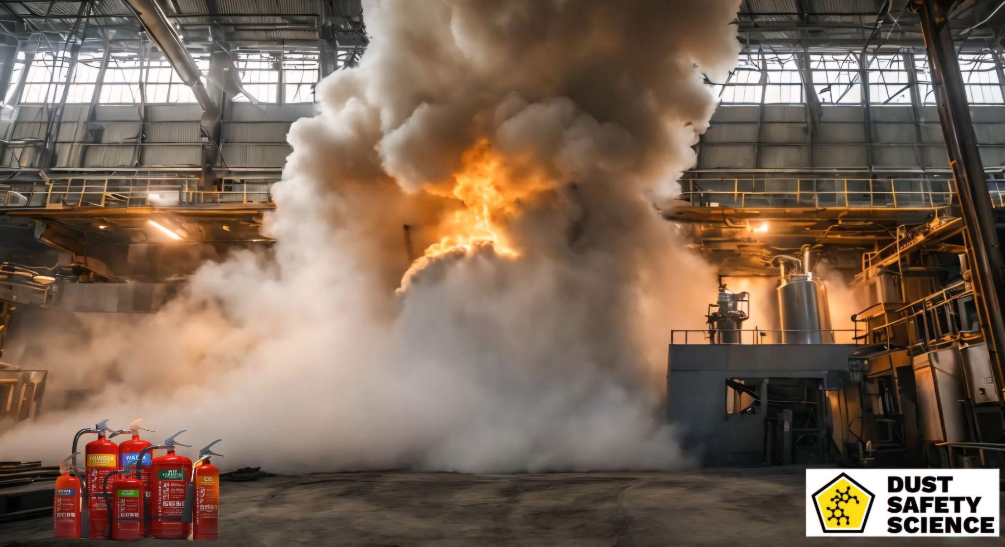 Classes of Fire Extinguishers and Fire at a Chemical Processing Facility