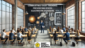 Combustible Dust Training, Preventing Static Electricity Disasters, with Dust Safety Science